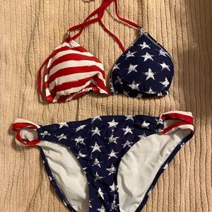 American flag bikini